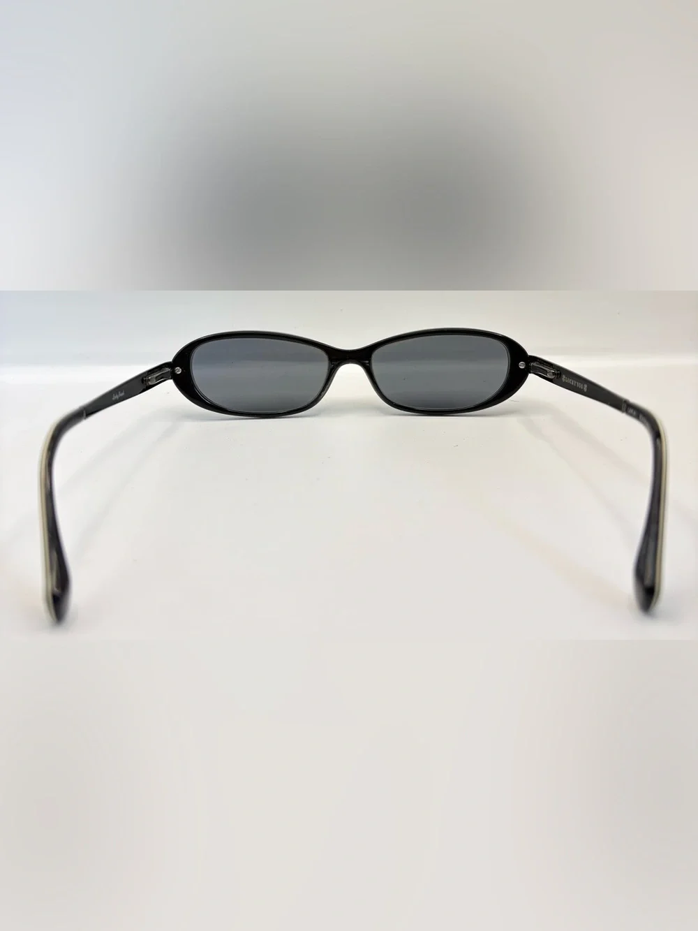 Luck Brand Layla Black Oval Sunglasses Frames Only